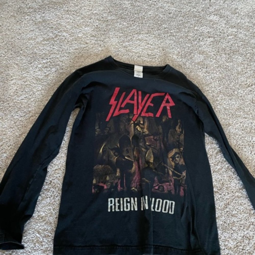 Slayer Reign In Blood Women's Long-Sleeve Shirt - SMALL